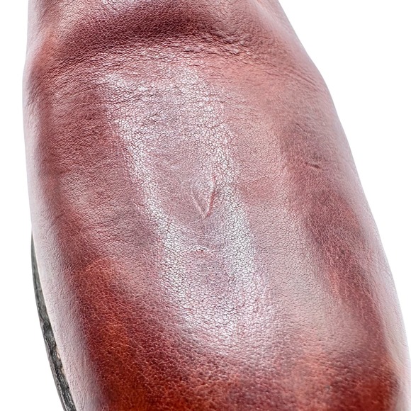 Frye | Women | Melissa Whiskey Perforated Leather Ankle Booties | Size 5.5 M - Picture 14 of 16